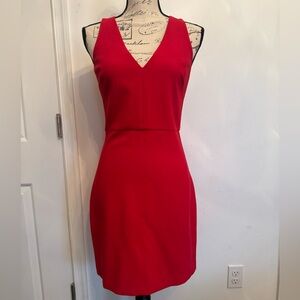 Elizabeth and James Vibrant Red Mini Dress